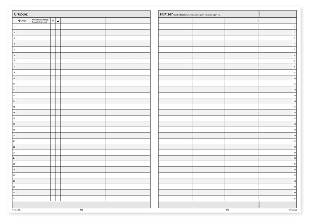 TimeTEX KiTa-System-Planer A5-Plus 2024/2025  Planer, Kalender, Vordrucke  Bürobedarf 