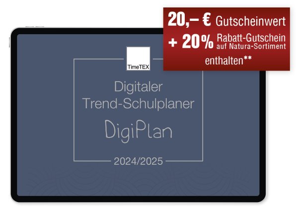 TimeTEX Digitaler Trend-Schulplaner DigiPlan 2024/2025, nachtblau