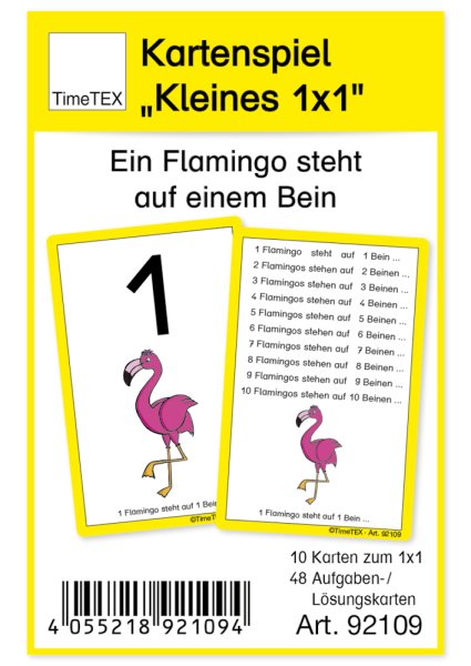 Kartenspiel "Kleines 1x1", 60-tlg., im Etui