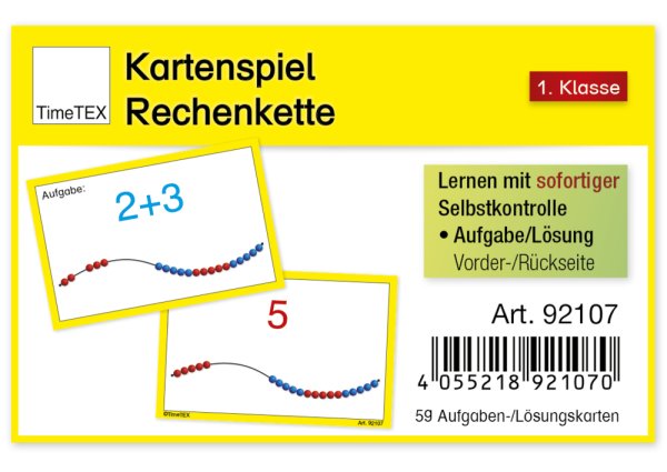 Kartenspiel "Rechenkette", 60-tlg.