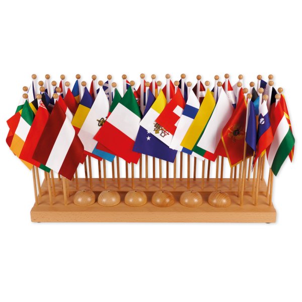 TimeTEX Flag Stand Europe "Montessori Premium"