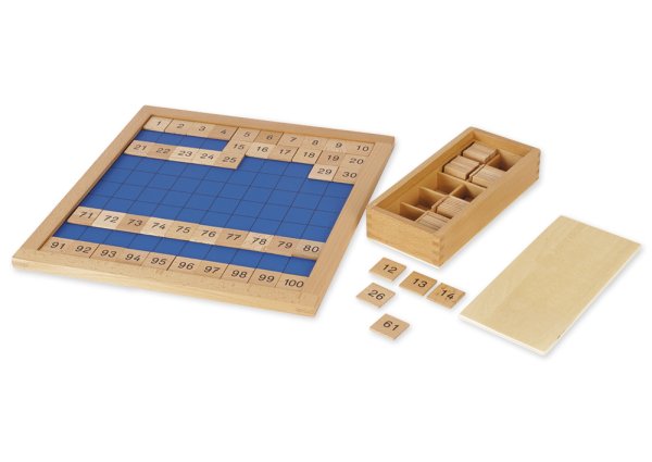 TimeTEX hundrede bord "Montessori Premium"