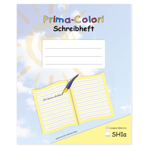 Prima-Colori Schreibheft SH1a