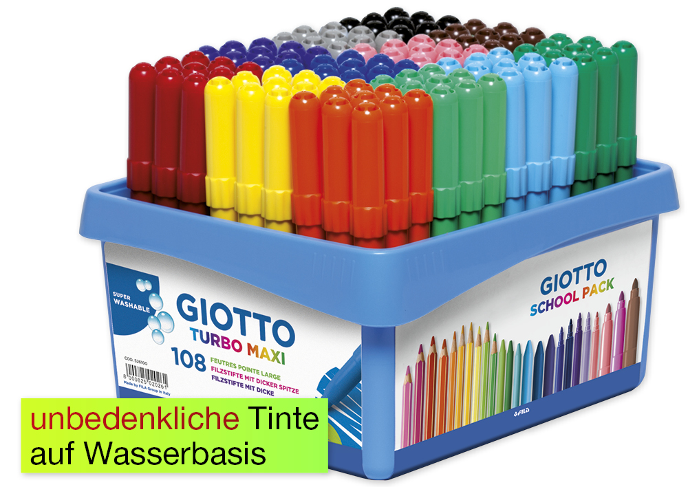 GIOTTO Turbo Color Fasermaler Großpackung