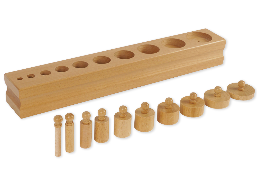 TimeTEX Block Mit Zylindern 3 "Montessori Premium" | Montessori ...