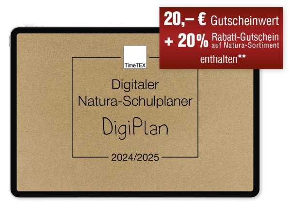 TimeTEX Digitaler Natura-Schulplaner DigiPlan 2024/2025